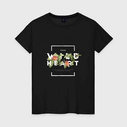 Женская футболка True Wild Heart / Черный – фото 1