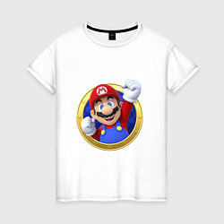 Женская футболка Марио 3d