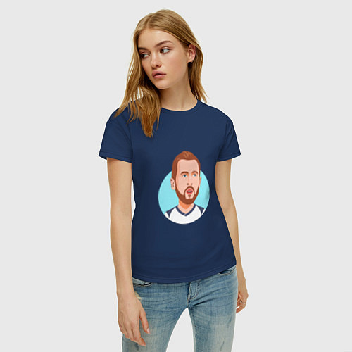 Женская футболка Гарри Кейн Тоттенхэм / Тёмно-синий – фото 3