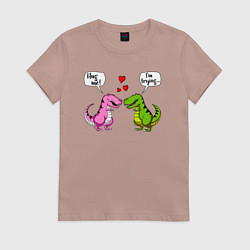 Женская футболка Обними меня - Я пытаюсь