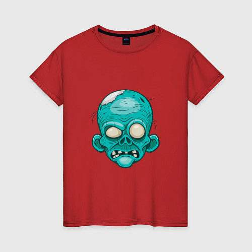 Женская футболка Fear Zombie / Красный – фото 1