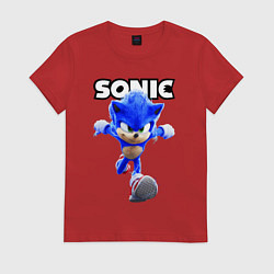 Женская футболка Sonic the Hedgehog 2022