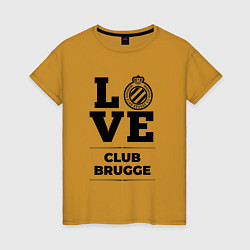 Женская футболка Club Brugge Love Классика