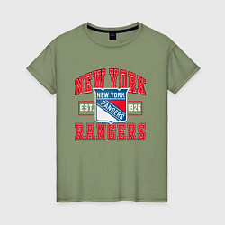 Женская футболка NY RANGERS NHL НЬЮ-ЙОРК РЕЙНДЖЕРС