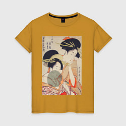 Женская футболка Chojiya Hinazuru Hinamatsu Две девушки