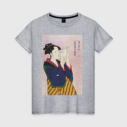 Женская футболка Fumiyomu Onna Портрет девушки