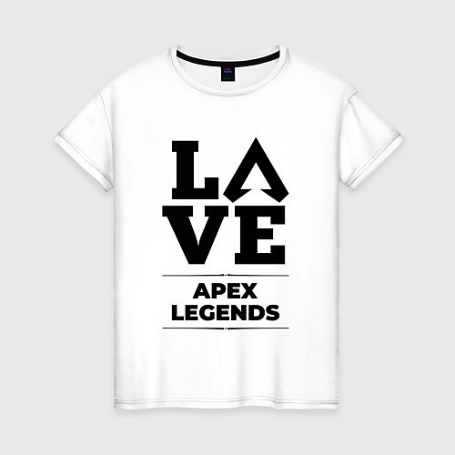 Женская футболка Apex Legends Love Classic / Белый – фото 1