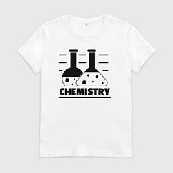 Женская футболка CHEMISTRY химия