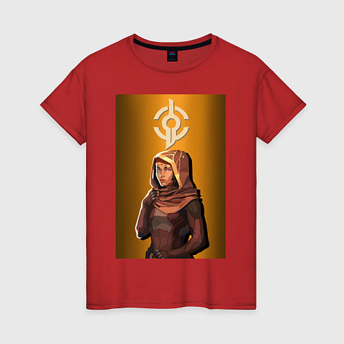 Женская футболка Chani Kynes Dune Spice Wars / Красный – фото 1