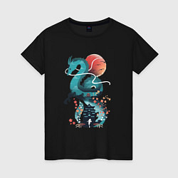 Женская футболка История Тихоро и Хаку