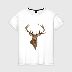 Женская футболка Лесной король - Олень