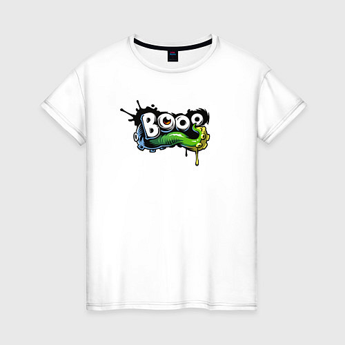 Женская футболка Boooo / Белый – фото 1