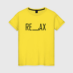 Женская футболка RELAX BLACK