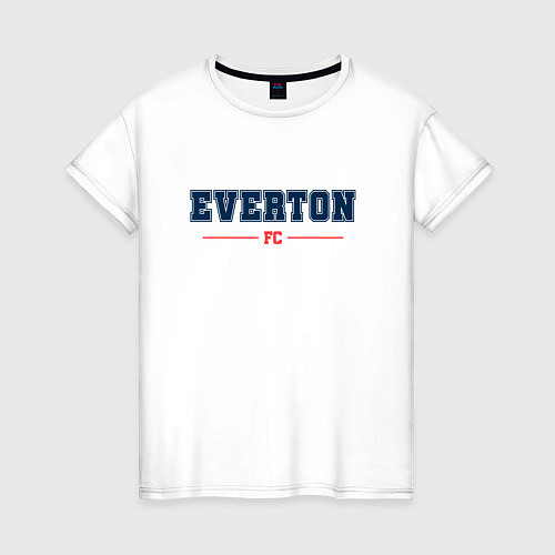 Женская футболка Everton FC Classic / Белый – фото 1