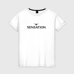 Женская футболка Sensation фестиваль