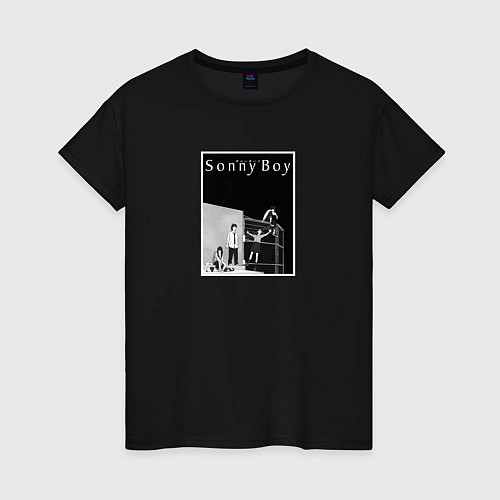 Женская футболка Сонни бой / Черный – фото 1