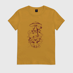 Женская футболка Инопланетяне Нло