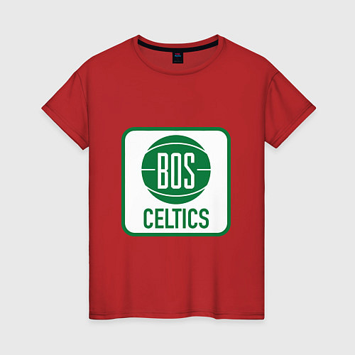 Женская футболка Bos Celtics / Красный – фото 1