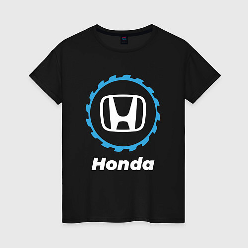 Женская футболка Honda в стиле Top Gear / Черный – фото 1