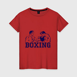 Женская футболка Бокс Boxing is cool