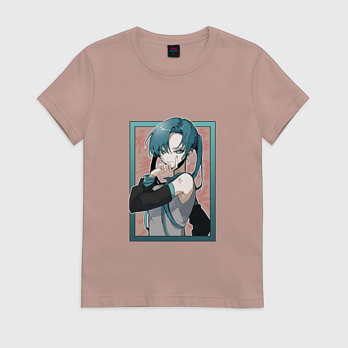 Женская футболка Hatsune Miku Drain / Пыльно-розовый – фото 1
