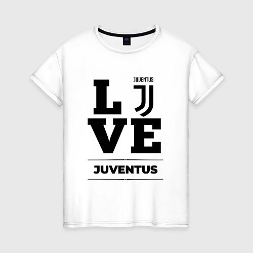 Женская футболка Juventus Love Классика / Белый – фото 1
