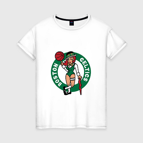 Женская футболка Celtics Girl / Белый – фото 1