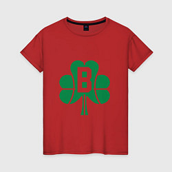 Женская футболка B - Boston