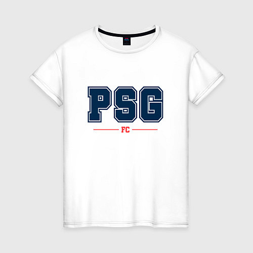 Женская футболка PSG FC Classic / Белый – фото 1