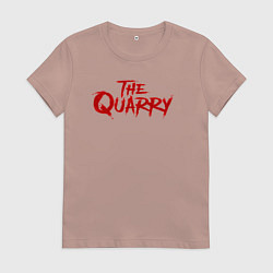 Женская футболка The Quarry logo