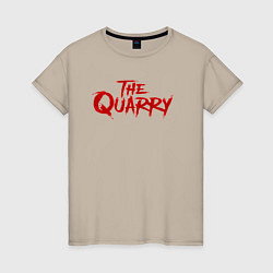 Женская футболка The Quarry logo