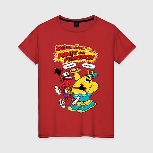 Женская футболка ToeJam & Earl / Красный – фото 1