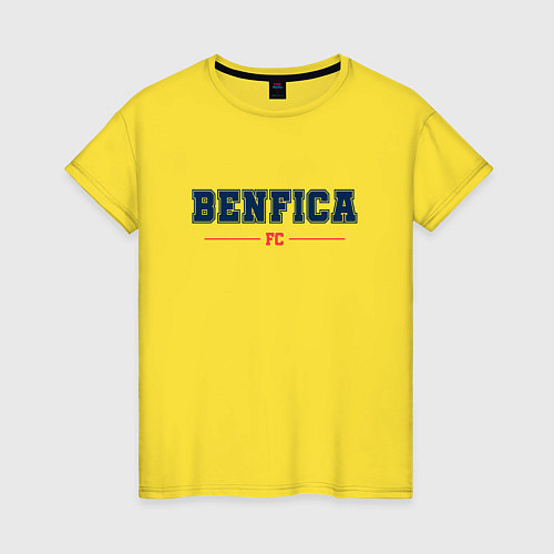 Женская футболка Benfica FC Classic / Желтый – фото 1