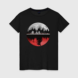 Женская футболка Stranger Things Moon