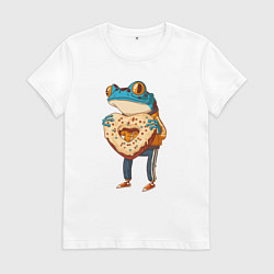 Женская футболка Пряничная лягушка