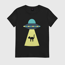 Женская футболка Похищение кота