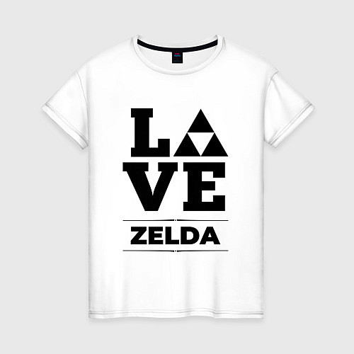 Женская футболка Zelda Love Classic / Белый – фото 1