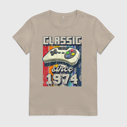 Женская футболка Классика 1974 года