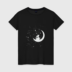Женская футболка Cat In Space