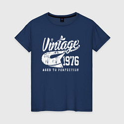 Женская футболка Винтаж 1976 совершенный в возрасте
