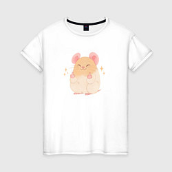 Женская футболка Дерзкая мышь
