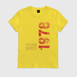 Женская футболка Потрясающий человек с 1978 года