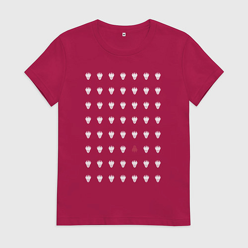 Женская футболка Boris Brejcha Who is the Joker? / Маджента – фото 1