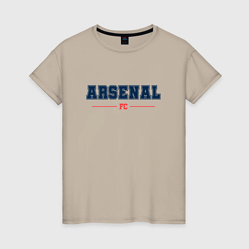 Женская футболка Arsenal FC Classic / Миндальный – фото 1