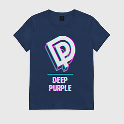Женская футболка Deep Purple Glitch Rock