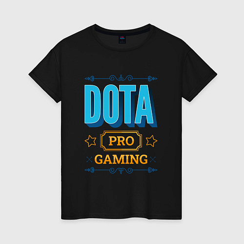 Женская футболка Игра Dota PRO Gaming / Черный – фото 1