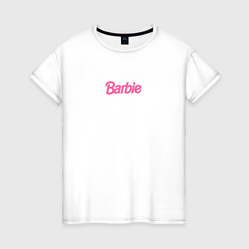 Женская футболка Barbie mini logo / Белый – фото 1