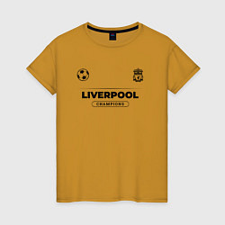Женская футболка Liverpool Униформа Чемпионов