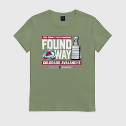 Женская футболка COLORADO AVALANCHE 2022