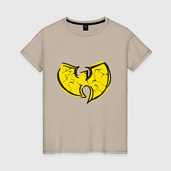 Футболка хлопковая женская Style Wu-Tang, цвет: миндальный